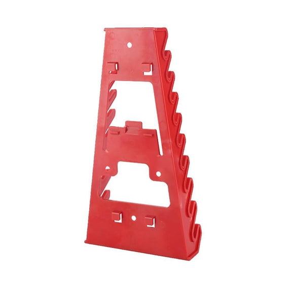 Wrench Organizer Tray,Wrench Holder, Storage Rack Tray Tool Holder Tool Chest Organizer Remove and Store Wrenches Faster Red