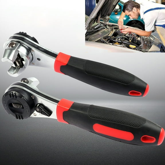 Wrench,Spanner Pipe Auto Adjustable Universal Key Ratchet Wrench Tool Pipe Auto 6-22mm Key Torque Spanner 6-22mm Ratchet Wrench Universal Key Torque Hxber Adjustable Wrench Multicolor