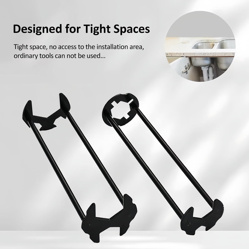 Wrench,Tool Universal Sink Wrench Plumbers Wrench Under Sink 7 Sizes