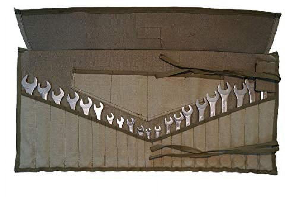 Wrench Tools Storage Organizer Pouches Roll Up Pocket Mechanics Wrap