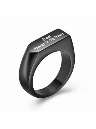 In memory of dad ring best sale