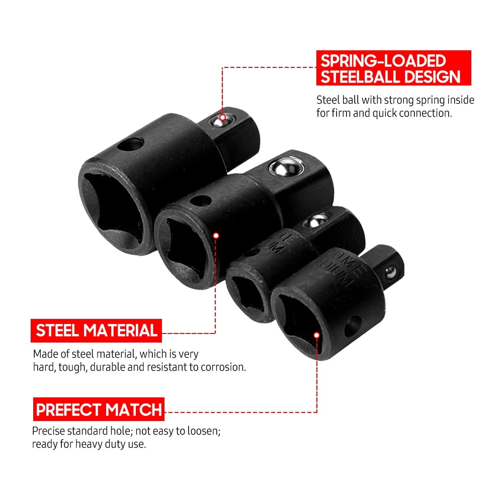 Wrench socket, Driver Driver Drill Steel Driver Socket Adapter Reducer ...
