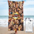 thumbnail image 1 of Wres-Tler W-W,E Beach Towel Microfiber Soft Quick Dry Sand Free Towel Absorbent Large Bath Towel,Oversized Yoga Girls Women Men Adults Beach Gifts Beach Accessories 27.5"x55", 1 of 8