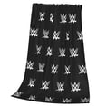 thumbnail image 1 of Wres-Tler W-W,E Blanket Soft Cozy Fleece Throw Blanket Lightweight Warm Fuzzy Flannel Blankets and Throws for Couch Sofa Bed 60"x50", 1 of 8