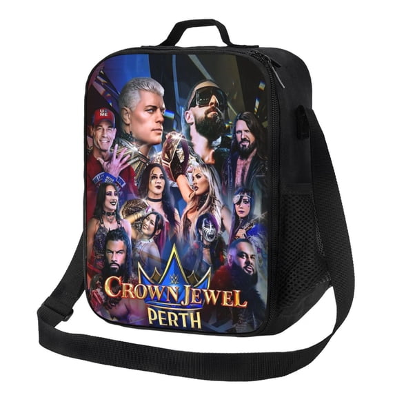 Wres-Tler W-W,E Lunch Bag Portable Insulation Lunch Box Multifunctional Reusable Tote Bag for Office Work Picnic Unisex