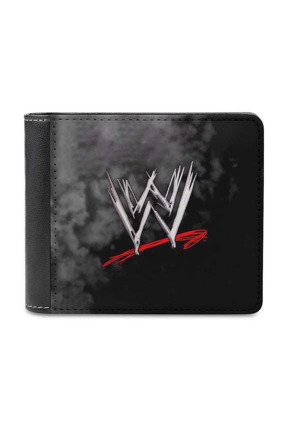 Wres-Tler W-W,E Wallet for Men Leather Purse Clutch Card Holders Travel Wallet Thin Money Bag Cash Case