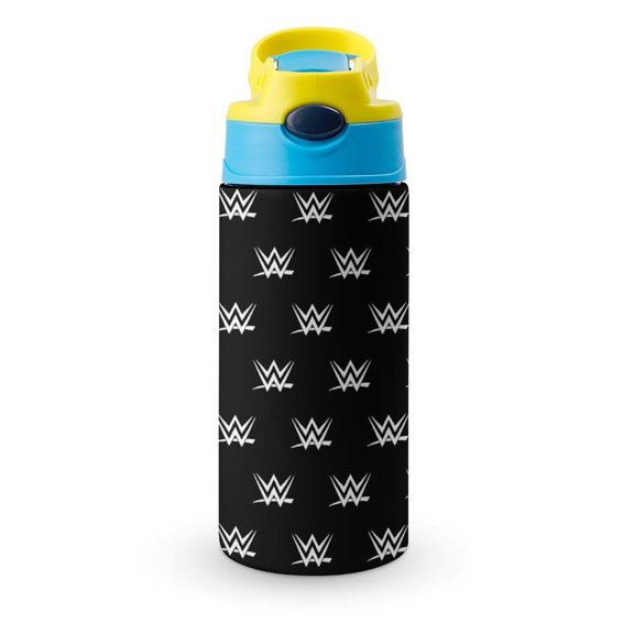 Wres-Tler W-W,E Water Bottle with Straw Lid Vacuum Insulated Stainless Steel Double Walled Leakproof Tumbler Cup 12oz