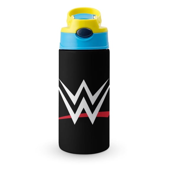 Wres-Tler W-W,E Water Bottle with Straw Lid Vacuum Insulated Stainless Steel Double Walled Leakproof Tumbler Cup 12oz