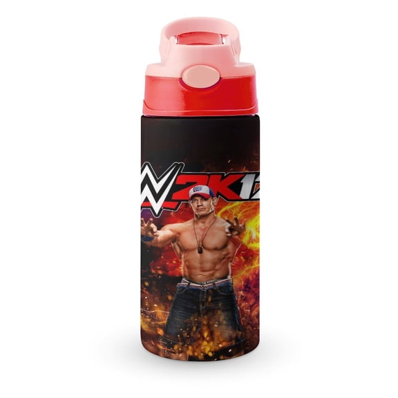 Wres-Tler W-W,E Water Bottle with Straw Lid Vacuum Insulated Stainless Steel Double Walled Leakproof Tumbler Cup 12oz