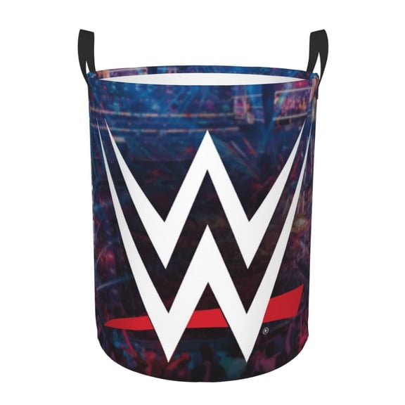 Wres-Tler W-W,Es Large Laundry Basket With Handle, Collapsible Laundry Hamper, Dirty Clothes Storage Basket For Living Room, Bathroom, Bedroom, College Dorm