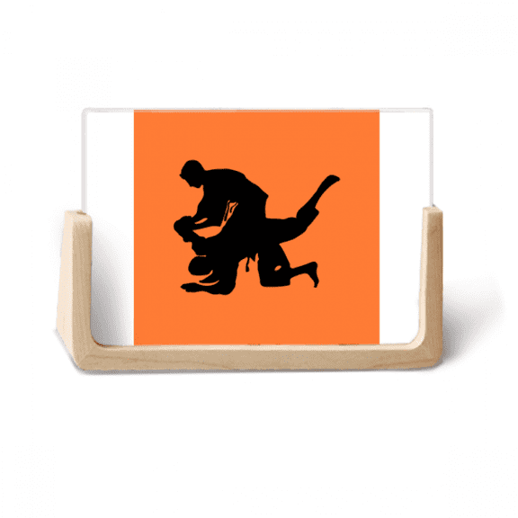 Wrestle Robust Performance Tournament Photo Wooden Photo Frame Tabletop Display