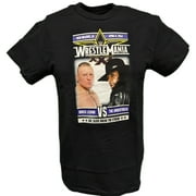 WrestleMania 30 XXX WWE Brock Lesnar vs Undertaker Match Mens T-shirt XL