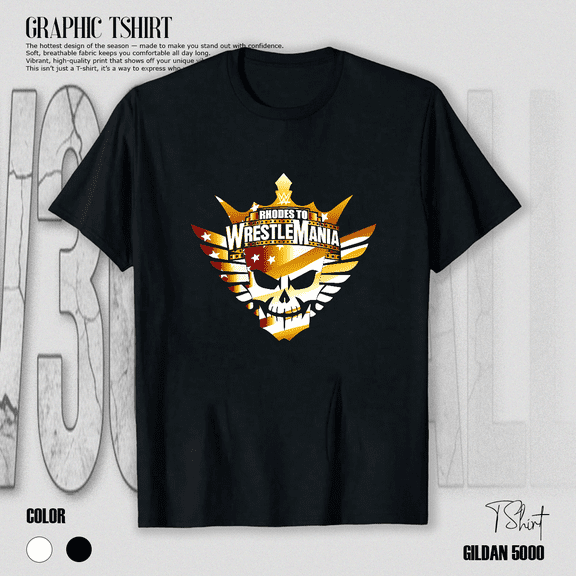 WrestleMania Champion Wrestling Star Graphic Unisex Unisex T-Shirt up to size 5XL