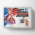 thumbnail image 1 of WrestleMania WWE Cody Rhodes Edible Icing Cake Wrap Cake Image Icing Sugar Sheet Edible Cake Images 1/4 Sheet, 1 of 5