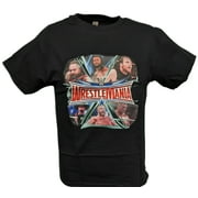 Wrestlemania Shattered Triple H Roman Reigns WWE Mens Black T-shirt M