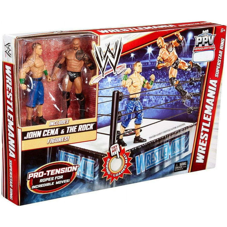 Mattel Wrestlemania Superstar Ring Action Figure Playset with John