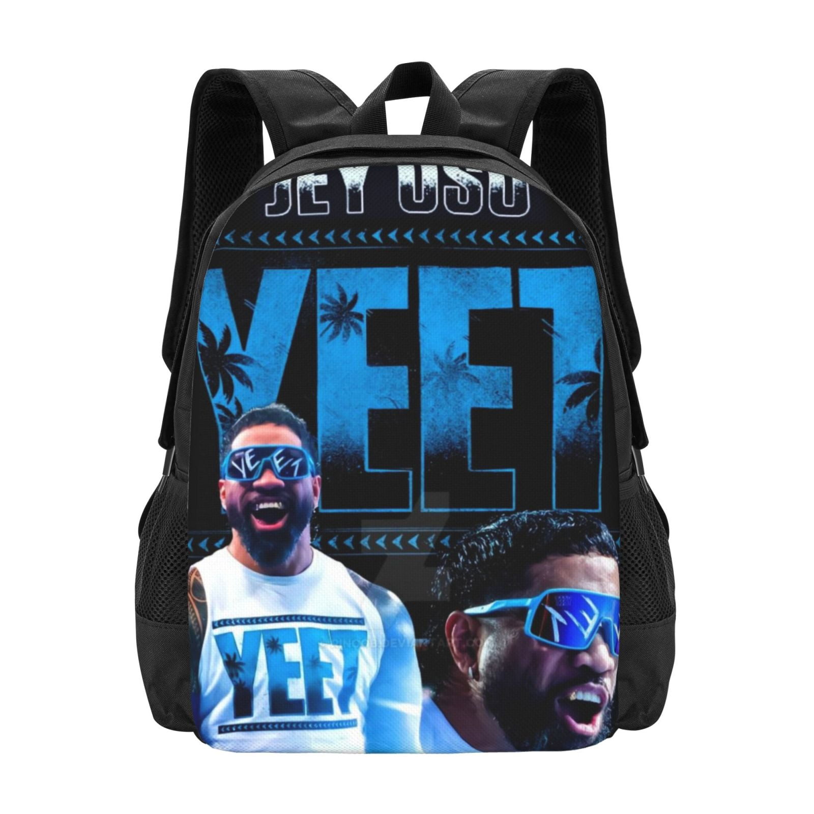 Wrestler The Usos Travel Backpack Wrestling Backpack Lightweight Casual Travel Backpack Fashion Large Capacity Laptop Backpack for Men Women Wrestling Fans Gifts