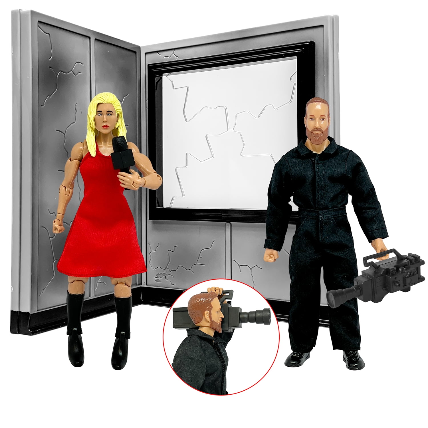 Wrestling Action Figure "Backstage Interview" Special Deal For WWE