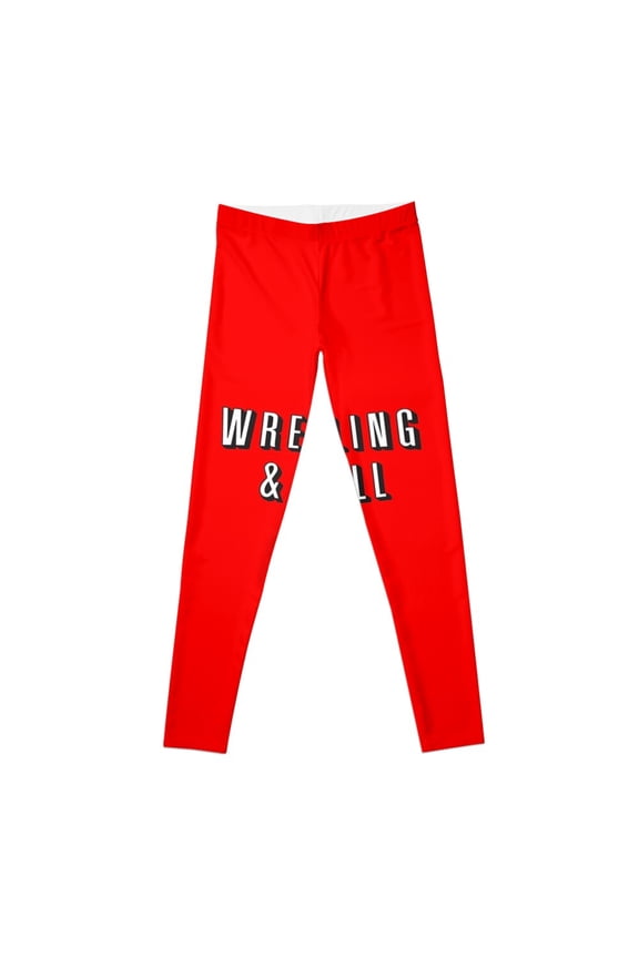 Wrestling & Chill Leggings Fitness woman Women's pants sport set Womens Leggings
