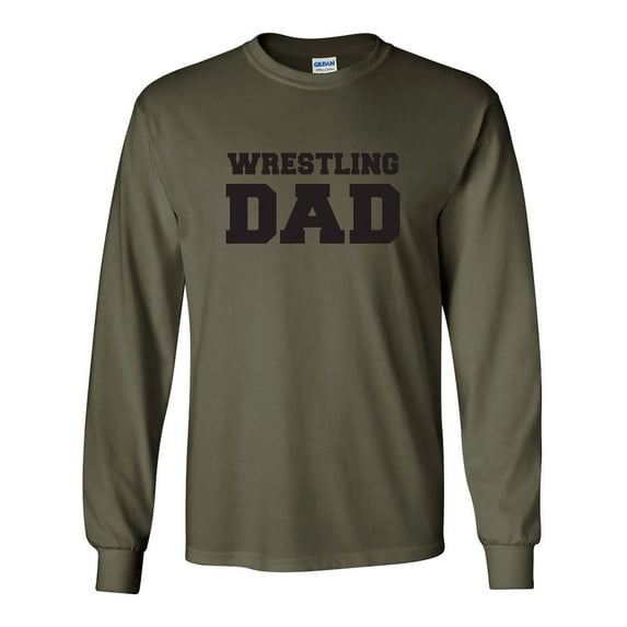 Wrestling Dad Adult Long Sleeve T-shirt