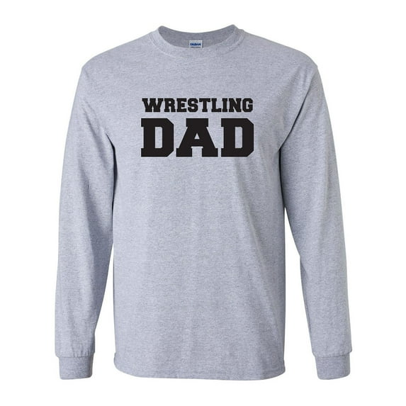 Wrestling Dad Adult Long Sleeve T-shirt