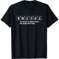 thumbnail image 1 of Wrestling Definition - Funny Wrestler Periodic Elements T-ShirtMen and women, Black T-shirt, size: Extra large S-4XL, 1 of 4