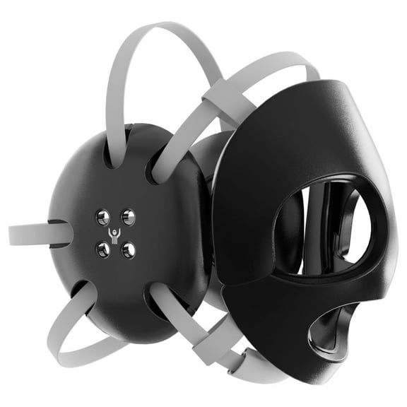 | Wrestling Face Guard & Classic Headgear Combo Pack | Universal Fit Head Gear Broken Nose BJJ Black Set