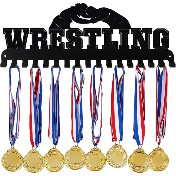 Wrestling Medal Hanger Display Wrestling Award Metal Holder Rack Sports ...