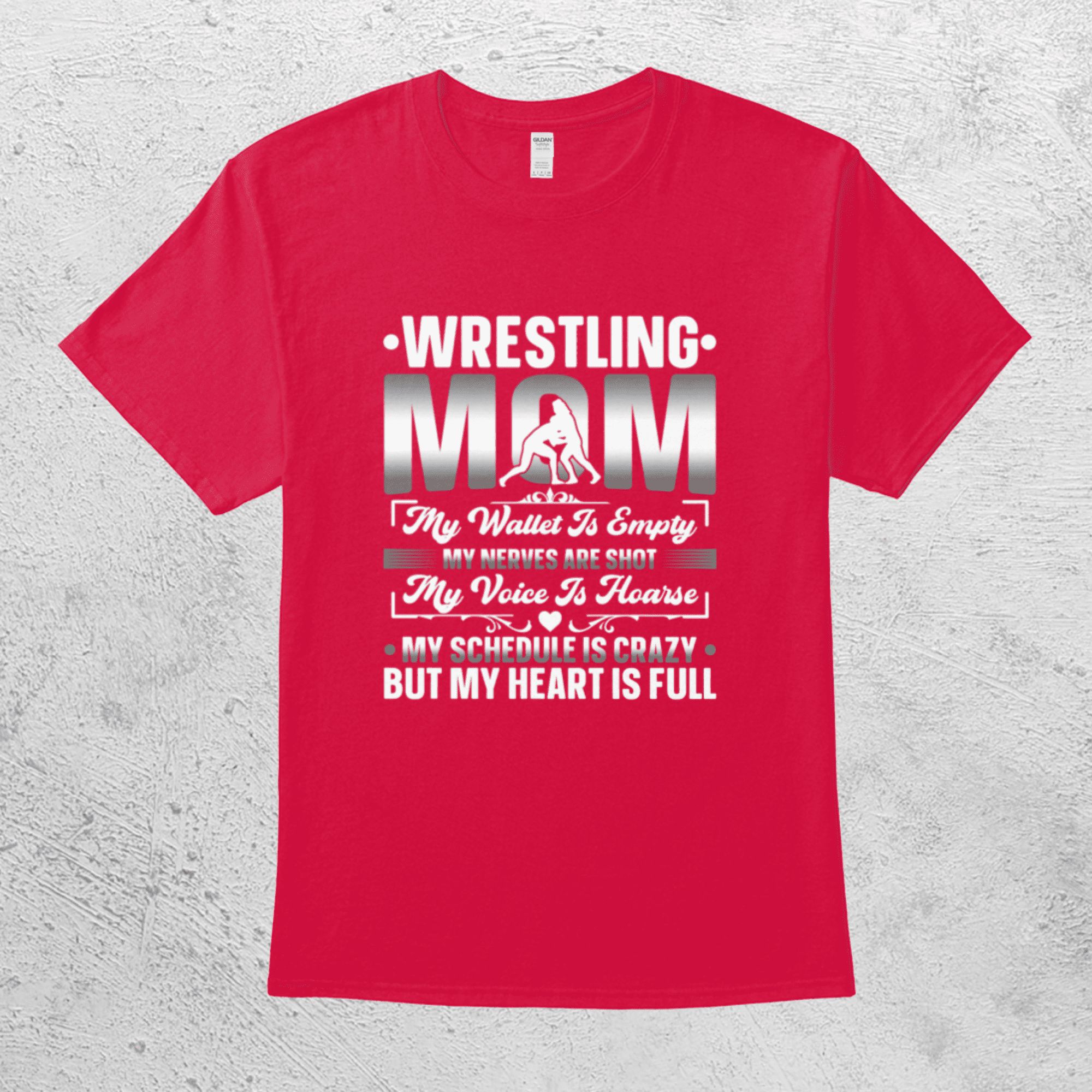 Wrestling Mom Proud Mother Wrestler Shirt