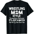 thumbnail image 1 of Wrestling Mom Style Funny Gift For Mom T-Shirt mens t shirt，black，women，funny，misfits，men，journey, 1 of 4