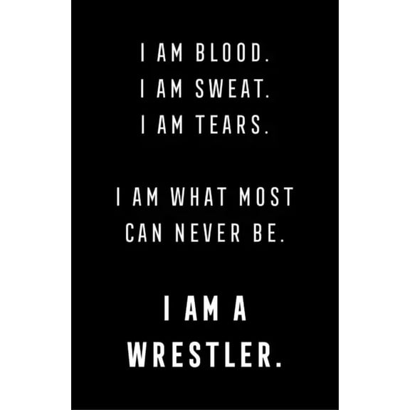 Wrestling Motivational Poster - Wrestler Print - Coach Decor Art