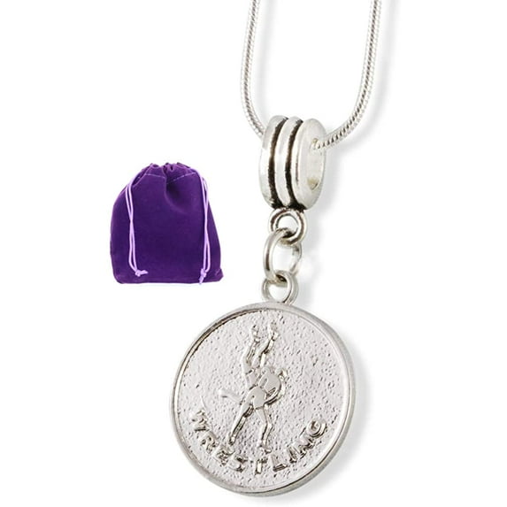 Wrestling Necklace | Snake Chain Pendant