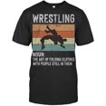 Wrestling Noun Wrestler Definition Folding Clothes Wrestle Wrestling T Shirt