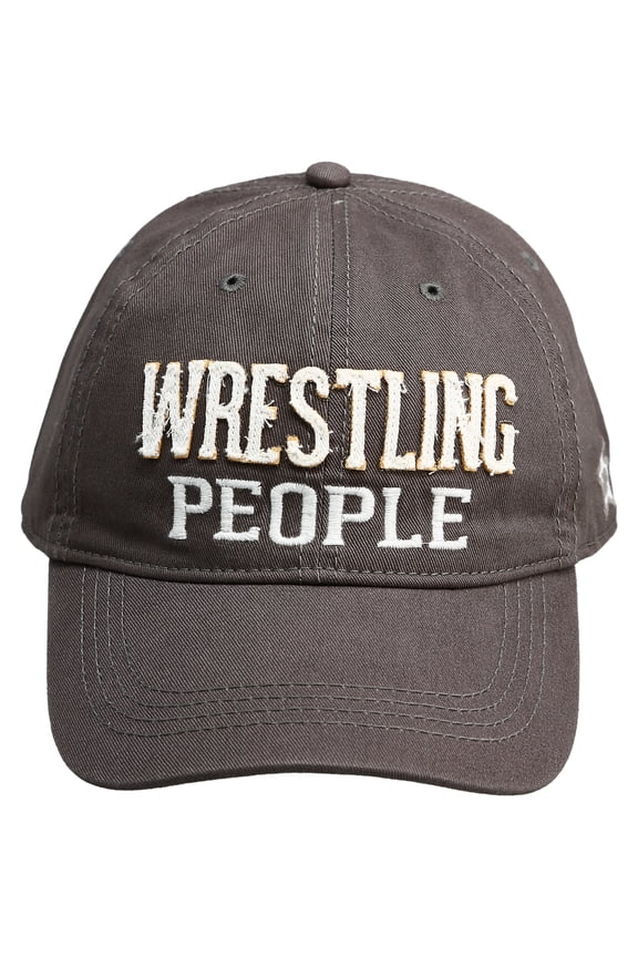 Wrestling People - Dark Gray Adjustable Hat