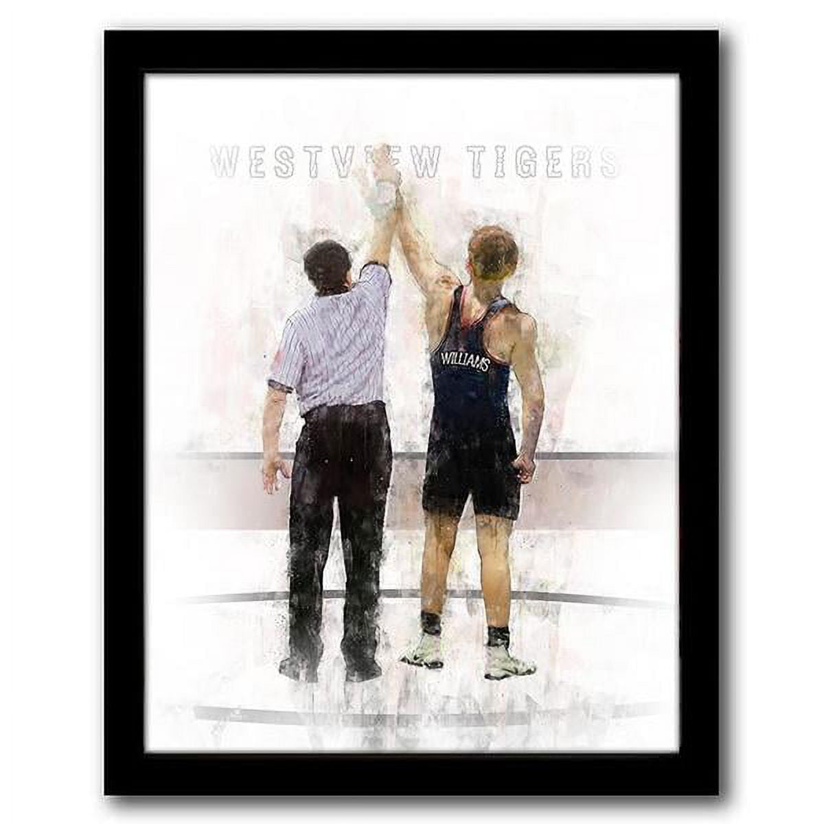 Wrestling Personalized Print