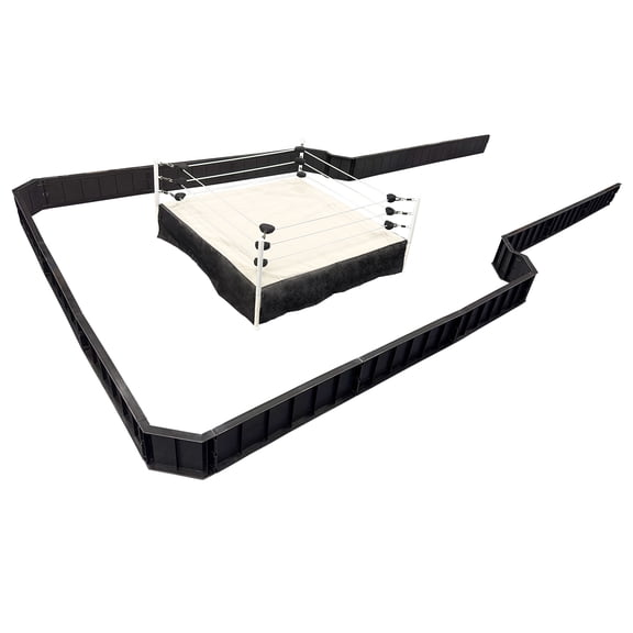 Wrestling Ring & Ultimate Barricade for WWE & AEW Wrestling Action Figures