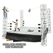 Wrestling Ring for WWE & AEW Action Figures & Highwire War Playset