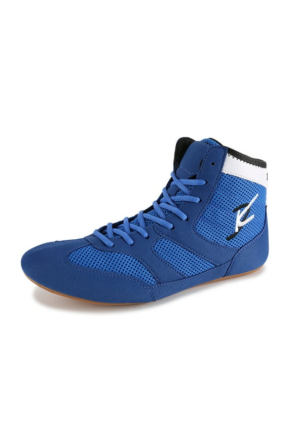 Wrestling Shoes Boxing Boots Rubber Sole Combat Training Shoes for Men & Women & Big Kids
