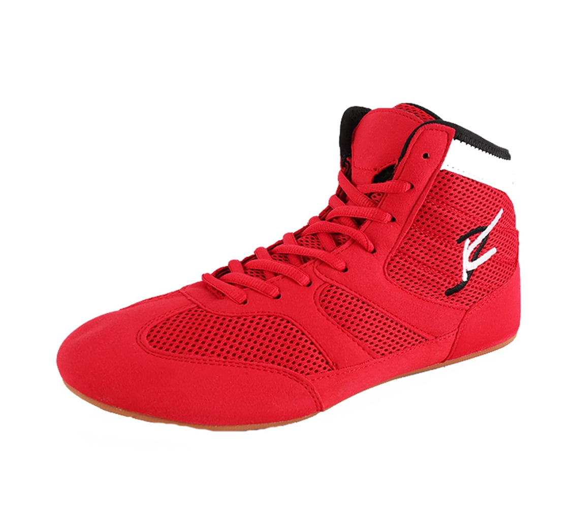 Wrestling Shoes Boxing Boots Rubber Sole Combat Training Shoes for Men