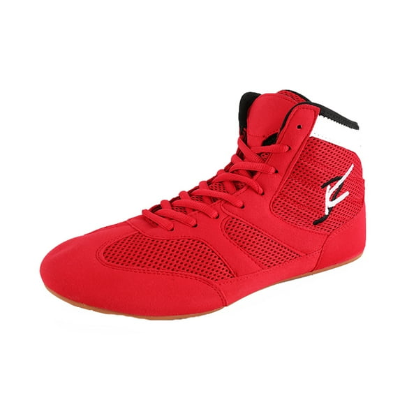 Wrestling Shoes Boxing Boots Rubber Sole Combat Training Shoes for Men & Women & Big Kids