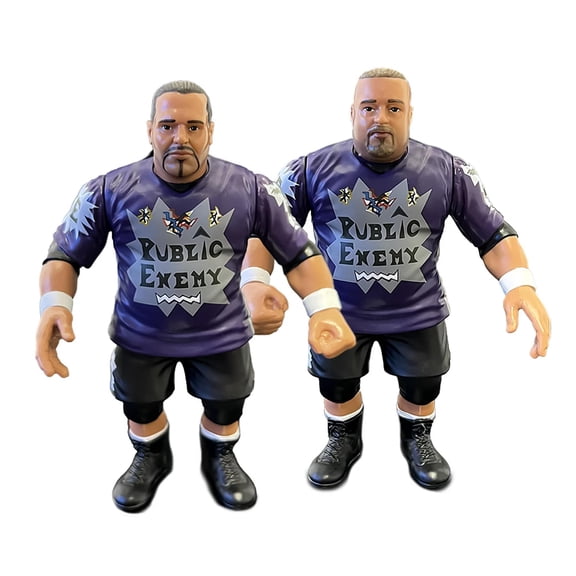 Wrestling's Heels & Faces Public Enemy Action Figure 2-Pack [Rocco Rock & Johnny Grunge]