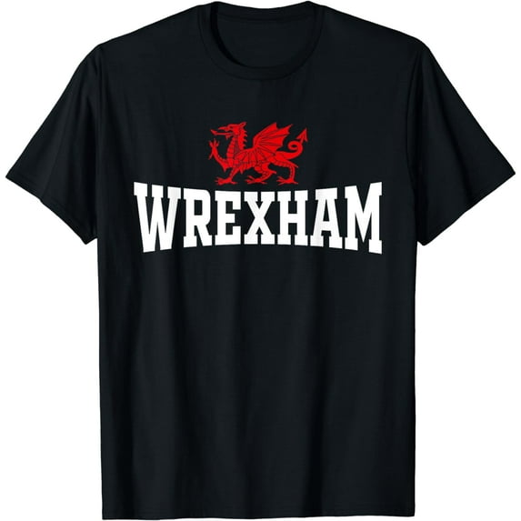 Wrexham City Wales Red Dragon Wrecsam Cymru County of Wales T-Shirt