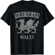 Wrexham Wales vintage Welsh Dragon Cymru St David's Day flag T-Shirt