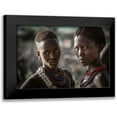 thumbnail image 1 of Wride, Linda 14x11 Black Modern Framed Museum Art Print Titled - The Look, 1 of 5