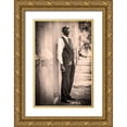 thumbnail image 1 of Wride, Linda 23x32 Gold Ornate Wood Framed with Double Matting Museum Art Print Titled - Street Cigar, 1 of 4