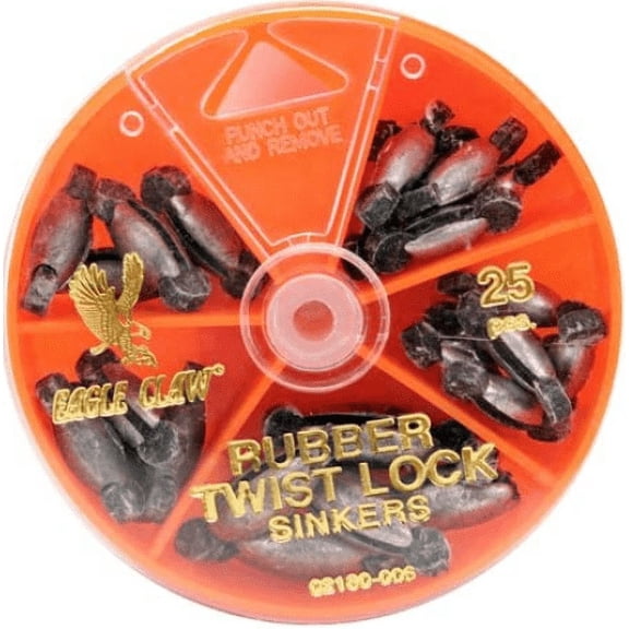 Wright And Mcgill Wr Twist Lock Sinker Valpk 27pc 1/2