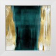 thumbnail image 1 of Wright, Christine 12x12 White Modern Wood Framed Museum Art Print Titled - Free Fall Green with Gold II, 1 of 4