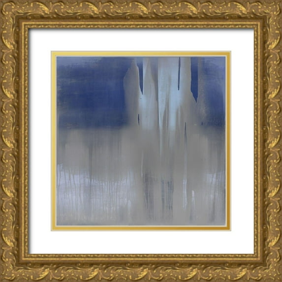 Wright, Christine 15x15 Gold Ornate Wood Framed with Double Matting Museum Art Print Titled - Free Fall II
