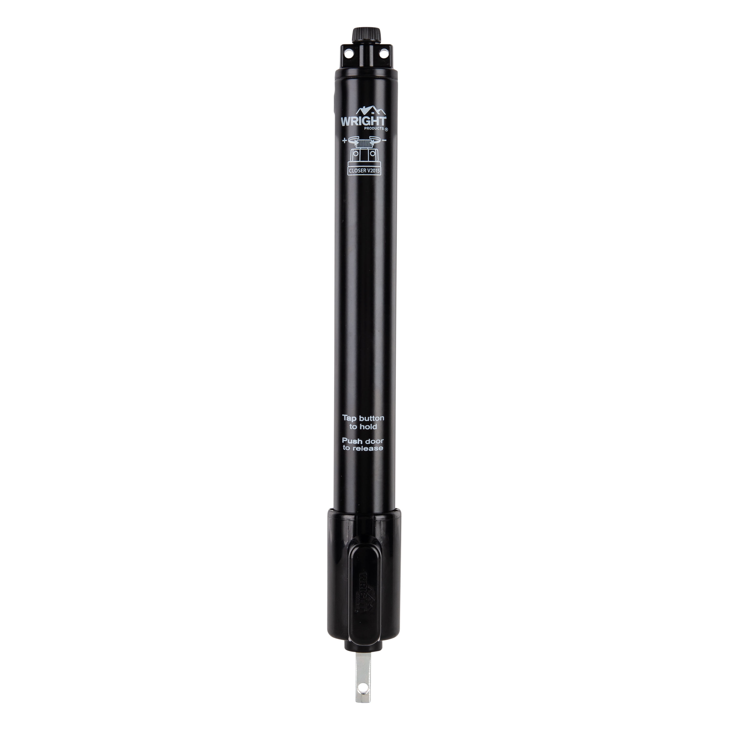 Wright Products Standard Duty E-Z Hold Pneumatic Screen and Storm Door Closer, Black