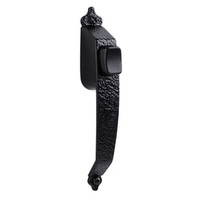 Wright Products Steel Colonial Tie Down Push Button Door Latch for Screen and Storm Doors, Black
